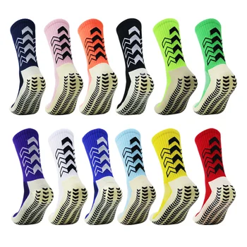 Мъжки новите дишащи футболни чорапи 2023 г., Меки мини Висококачествени женски футболни спортни чорапи с дебела дъното на кърпи