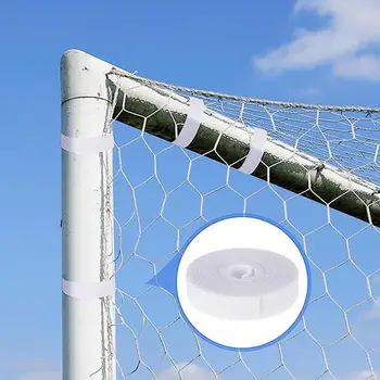 Лесно за носене на скоби за окото футбол порта Лека водоустойчива лента за закрепване на мрежата на футболната врата, удобни за носене малки хора
