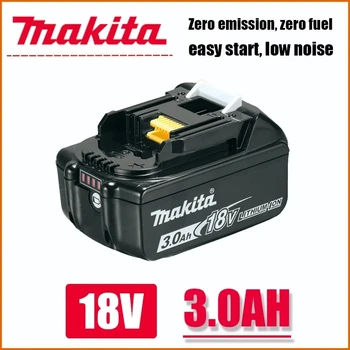 100% Оригинална Акумулаторна Батерия за Електроинструменти Makita 18V 3.0 Ah с Led Литиево-йонна батерия Заместител на LXT BL1860B BL1860 BL1850