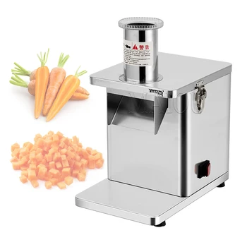 Търговски автоматична слайсер 110/220v, Електрическа машина за рязане на плодове, зеленчуци, пелети, репички, картофи, Манго