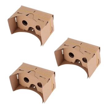 3X6-цолови очила за виртуална реалност 3D VR със собствените си ръце, фазер за Google Cardboard