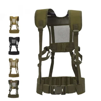 Тактическа жилетка, многофункционален колан за аксесоари, защитна жилетка обикновена версия, защитна жилетка за мобилни тренировки Cs
