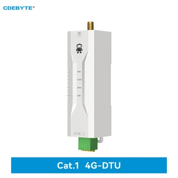4G Cat1 RS485 CDEBYTE E840-DTU (EC05-485) E Прозрачна Прехвърляне на MQTT Modbus TCP-RTU Компактен Модем с Двупосочна Връзка към конектора