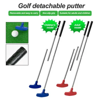Стика за голф с гумен връх и противоплъзгаща се дръжка, высокопрочные сменяеми аксесоари за стикове за голф, за деца и възрастни