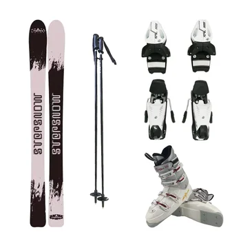 2019 комплект ски, сняг сбруя и снегоходки, високо качество на обувките, ски за възрастни, скоростни ски