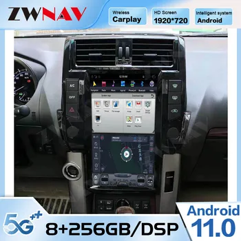 13,6 ИНЧОВ Екран За Toyota Land Cruiser Prado 2010-2017 Android 11 Радиото в автомобила Carplay GPS Мултимедиен DSP Аудио Плейър Главното Устройство