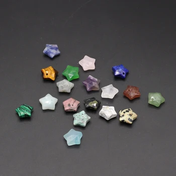 3шт Crystal естествен камък-Малка окачване Аметист Лабрадорит Кристални перли, Висулки за самостоятелно приготвяне гривни, обеци, бижута за подарък