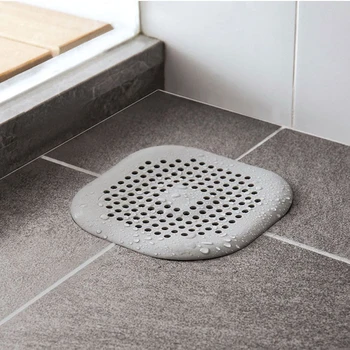 Силиконов етаж сливи за кухненски мивки, което предотвратява запушване, сливное сито за коса в банята, подова сито за баня