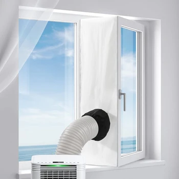 Филипс прозореца печат ac, Универсално уплътнение на прозореца за преносим климатик, Комплект за вентилация прозорци с психиатър въже