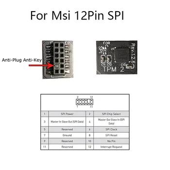 Модул за безопасност на TPM2.0 Trusted Platform за MSI MS -4136 -4462