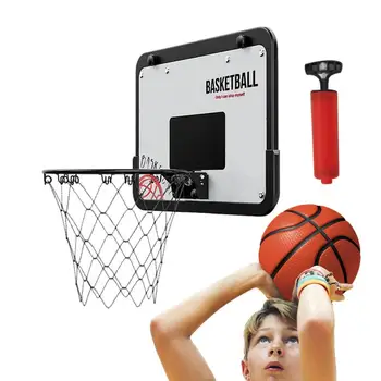 Баскетболното пръстен за помещения, в обръч от сплав с автоматично отскок за игра на баскетбол, на закрито, баскетболни преносими обръчи за камина в гаража