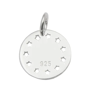 Beadsnice 925 сребро Звезда Висулки, гривни Аксесоари за бижута 35639