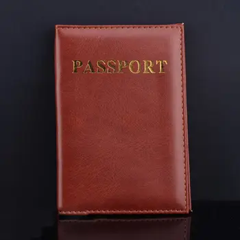 2019 Нова Корици за паспорти бизнес мъже от изкуствена кожа, запазена Марка на притежателя на сертификата личност, чанта за документи, Пътен титуляр за паспорт, калъф за карти, защитен ръкав