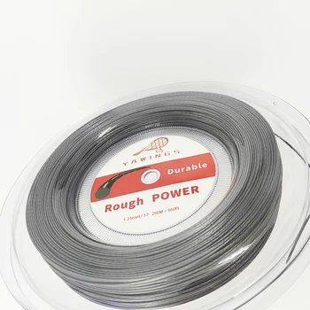 Най-добрите продажба на Big Banger Груб Power Tennis Racket String Reel Сив Цвят, на 200 м 1,25 мм