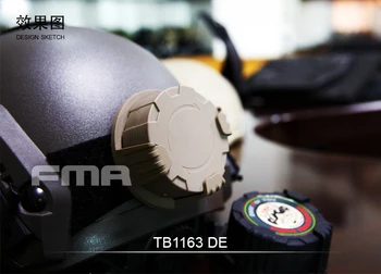 Скоростната кутия на FMA Кутия за съхранение на аксесоари за шлем TB1163