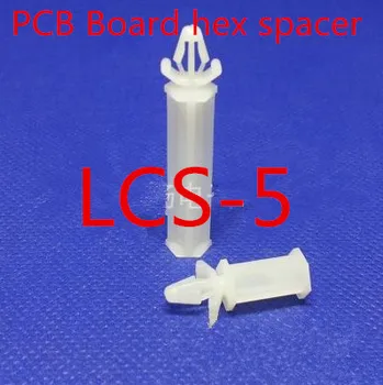 1000 бр./лот LCS-5 от 5 мм печатна платка найлон уплътнението е подходяща за отвори от 4 мм