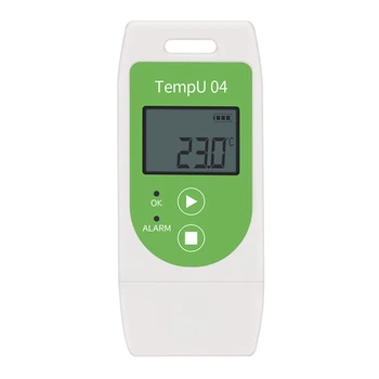 USB-регистратор на данни на температурата Tempu04, за многократна употреба на данни дървар температура с капацитет от 32000 точки, отстъпка 30%