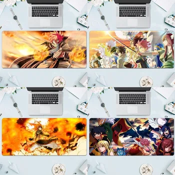 Аниме Fairy Tail Подложка За Мишка Голям Компютърни Игри Геймъри PC Клавиатура Подложка За Мишка