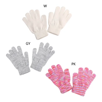 Топли плетени калъф за ръкавици за деца, модерни ръкавици, обикновена детски ръкавици,