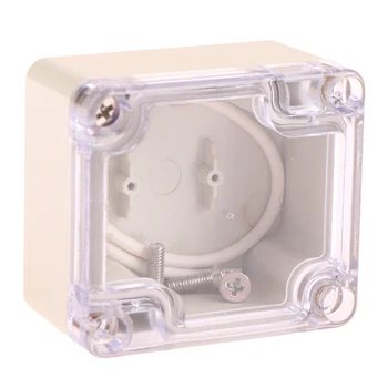 Разпределителните кутия с видими кабели ABS Водоустойчив електронен водоустойчивост IP67 Прозрачен защитен калъф Пластмасови кутии