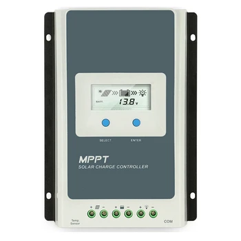 MPPT Контролер Слънчев Зарядно Устройство 30A 40A 20A 10A LCD 12V24V Auto Regulador За Оловно-киселинни на Литиеви Батерии (2206AN)