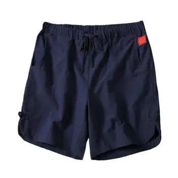 Луксозни мъжки плажни шорти Свободни спортни мъжки къси панталони с дължина до коленете в китайски стил