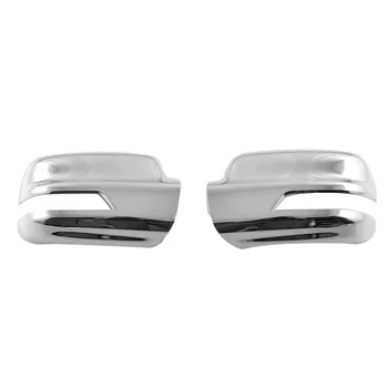 1 чифт накладки на огледалото за обратно виждане за Dodge Ram 1500 е 23 сребърно покритие