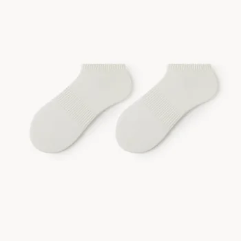 Чорапи стопчатые чорапи Дамски пролетно-летни тънки ледени чорапи обикновена чорапи, дамски чорапи бели чорапи, бели чорапи