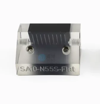 SA10-N55S-Плосък N60S сонда с поетапно масив антенна решетка PAUT, клин с наклонен блок ултразвукова дефектоскопия, звук клин
