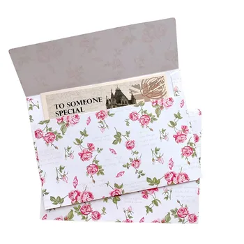 10 бр. /опаковане. розов плик, в градината стил 17,5 *12,5 см за писма любовни писма