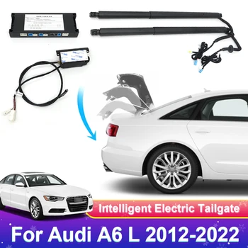 За Audi A6 L 2012-2022 управление на електрически люк на багажника автоподъемник задната врата, автоматично отваряне на багажника комплект с дрифт foot сензор
