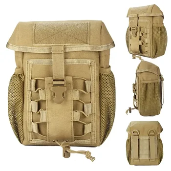 Тактическа чанта за скално катерене на открито, найлонова чанта за аксесоари, чанта за инструменти, ловна раница за оцеляване, Аксесоари Molle, Медицински пакет