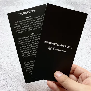 Потребителски продукт, Луксозна черна визитна картичка с покана по поръчка, карти с инструкции, поставяне на индивидуална благодарственной картичка с надпис: Lo