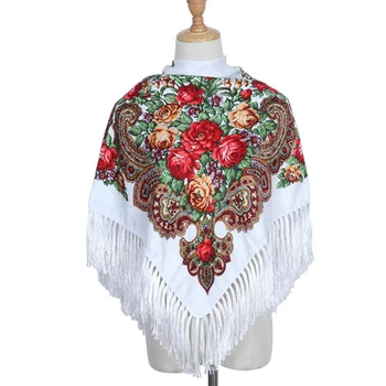 Модерен шал за жени, шалове, получи нерегламентиран достъп с флорални принтом, Триъгълна кърпа, луксозен марка, Половинчатый кърпичка, женски шал, шалове